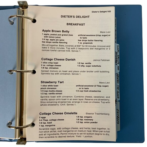 A Cooks Tour Of Shalom Cookbook By Temple Shalom Sisterhood Dallas 1978 Binder - Picture 10 of 16